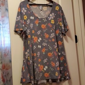 LuLaRoe Perfect Heathered Wildflowers